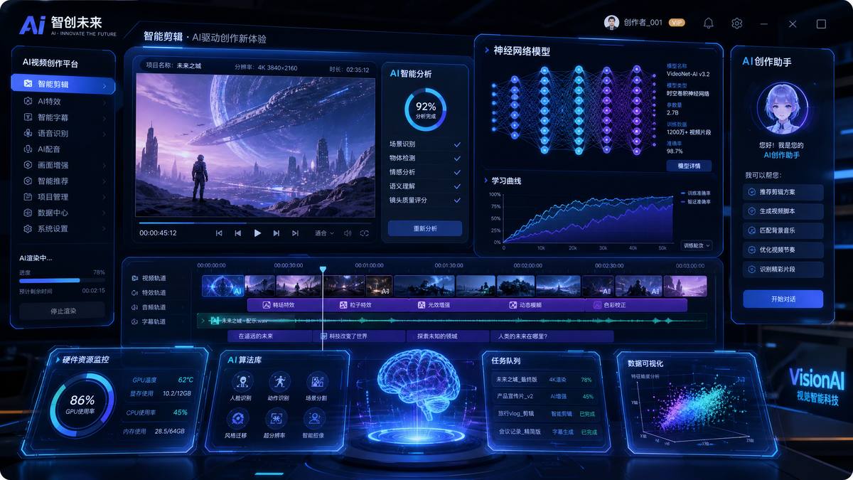 麻豆苏畅AI视频创作工具